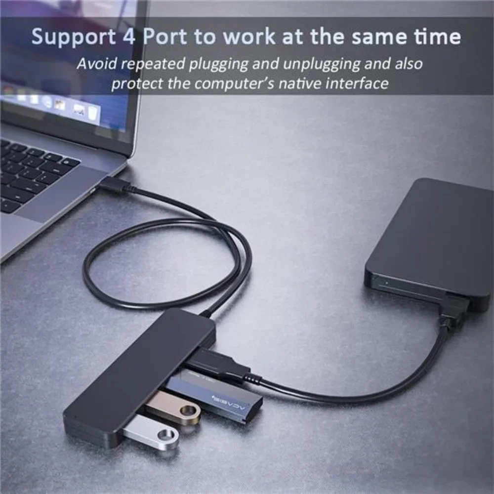USB 3.0 Hub, VIENON 4-Port USB Hub USB Splitter USB Expander for Laptop, Xbox